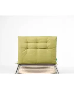 Ultime Pezzi Testiera singola in tessuto trapuntato "soffy" verde 90 cm